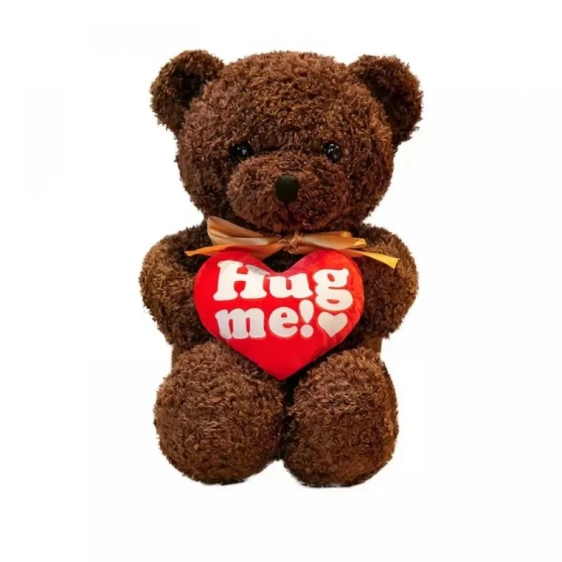 Плюшена играчка Tea Toys, Плюшено мече със сърце - Hug me, 469140, 30 см.